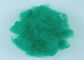 Colore verde riciclato 1.5D*51MM della fibra di graffetta di poliestere per non tessuto