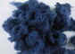 Indaco - abrasione riciclata colorata blu della fibra di graffetta di poliestere - 3D*32MM resistenti