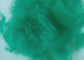 Colore verde riciclato 1.5D*51MM della fibra di graffetta di poliestere per non tessuto